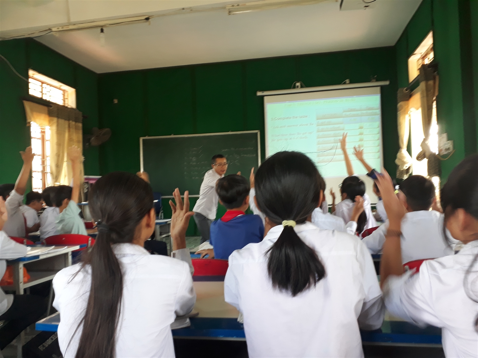 Tiết dạy môn Tiếng Anh của thầy Nguyễn Đức Kiên